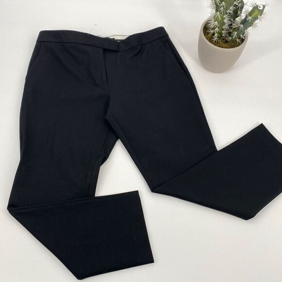 NWOT Ann Taylor Women's Tailored Fit Trouser Pants Hook Closure Black Size 10 - Picture 1 of 11